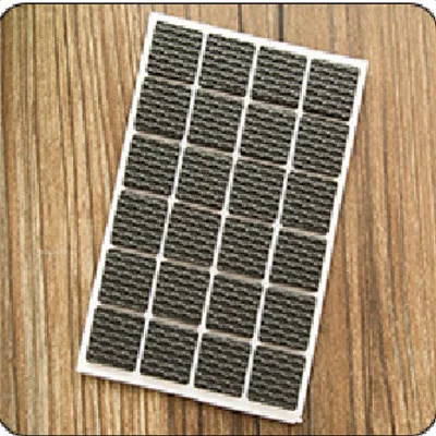 48Pcs Square Новые несколько моделей защищающие ножки мебели деревянные самоклеющиеся резиновые накладки для ног защитные накладки для ножки стула, стола TSLM1 - Цвет: 48Pcs Square