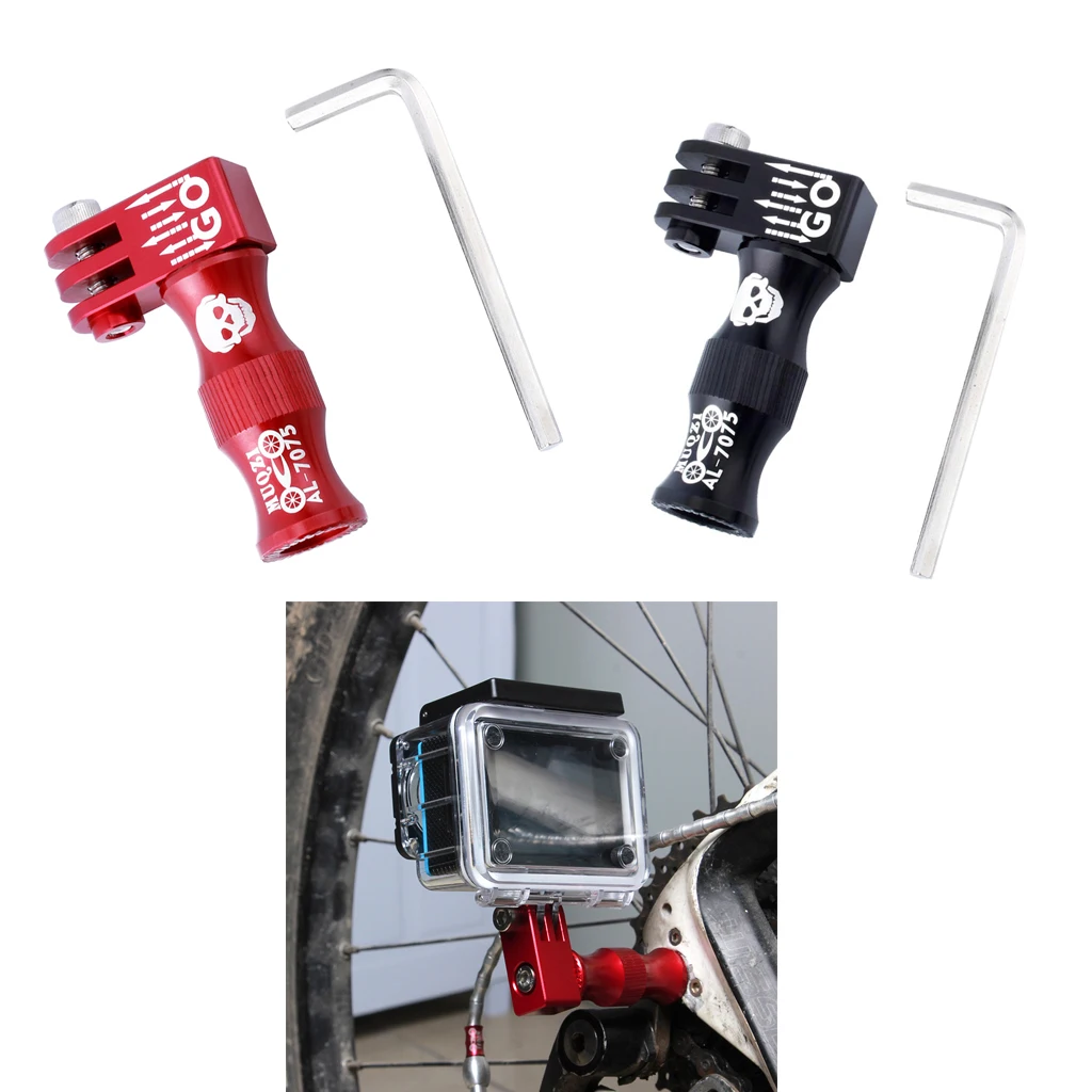 Bicycle Wheel Bracket Holder Connector Mount Sports Camera Bike Hub Video Cycling Action Recorder Mounting Rack