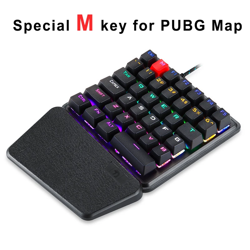Canhoto do Teclado Mecânico do Jogo de Uma Mão para o Telefone Teclado Móvel Pubg Gamer - Imagem 5