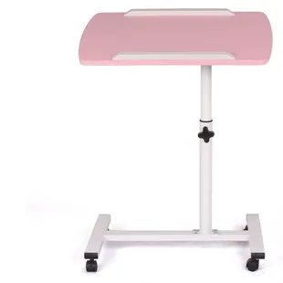 

Quality Metal Rolling Laptop Desk Stand Height&Angle Adjustable Rotate Laptop Table for Bed with Pen Holder Computer Desk