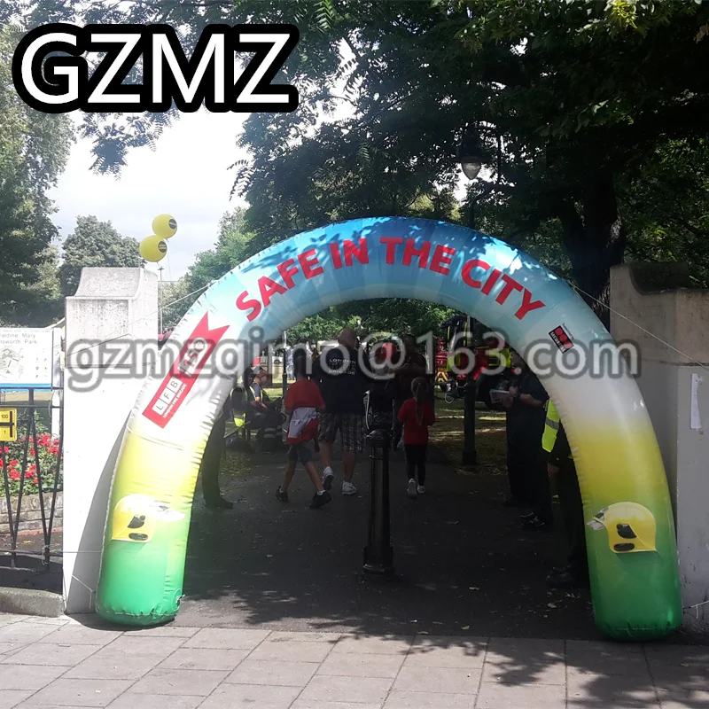 MZQM 3 м/4 м маленькая надувная АРКА для продажи, дешевая надувная АРКА, надувные ворота двери для детей вечерние мероприятия