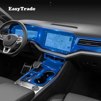 

For Volkswagen VW Touareg 2019 2020 Accessories Car Sticker Gps Navigation Film Screen Protective Sticker Right Hand Drive 17Pcs