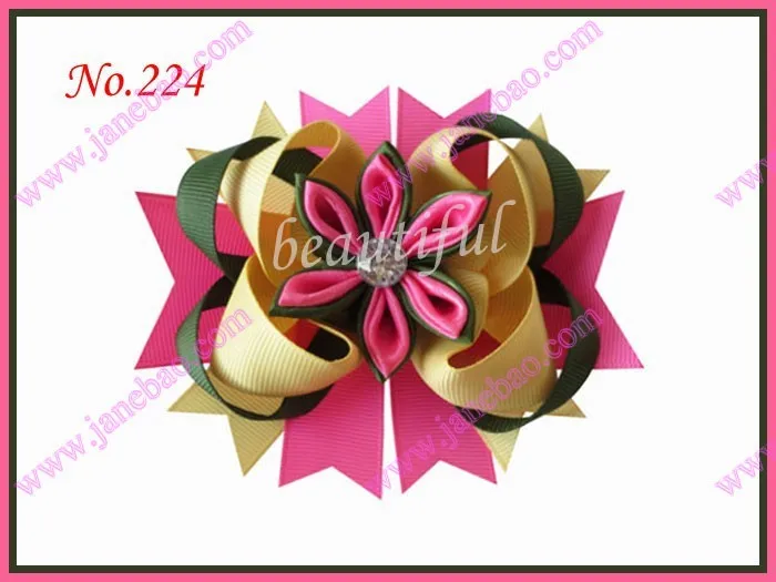 500 шт. Романтический заколки для волос канзаши Бутик волос зажимы для волос банты забавные, для волос Луки