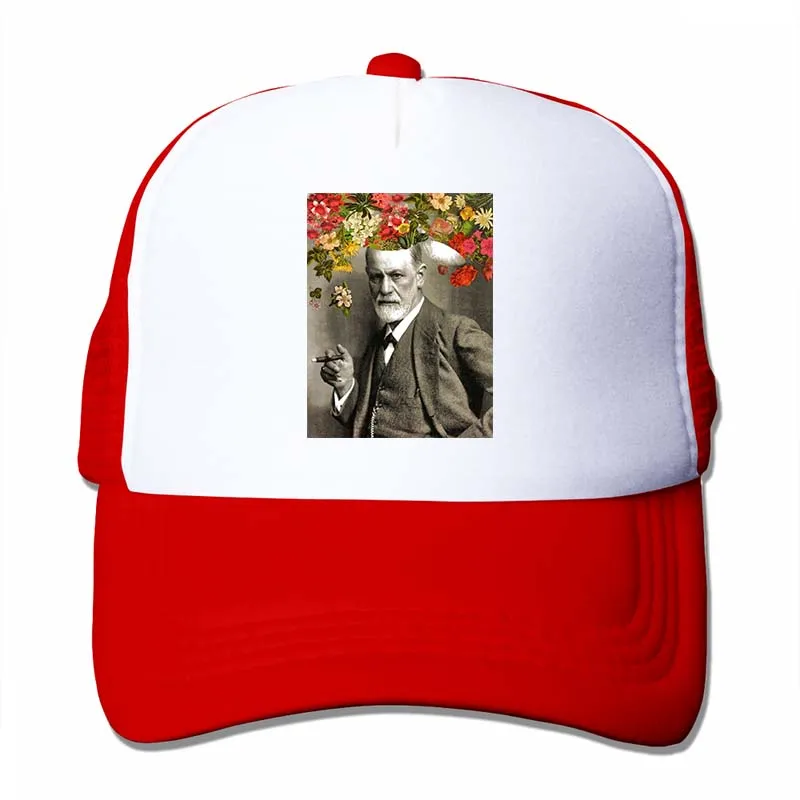 Бейсбольная кепка Freud для мужчин и женщин, Кепка-Дальнобойщик, модная Регулируемая Кепка - Цвет: 4-Red