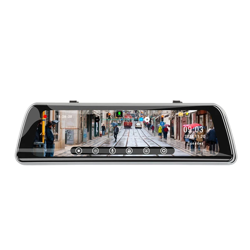 S2 10 дюймов Двойная Камера авто РЕГИСТРАТОР GPS регистратор Даш камера DVR
