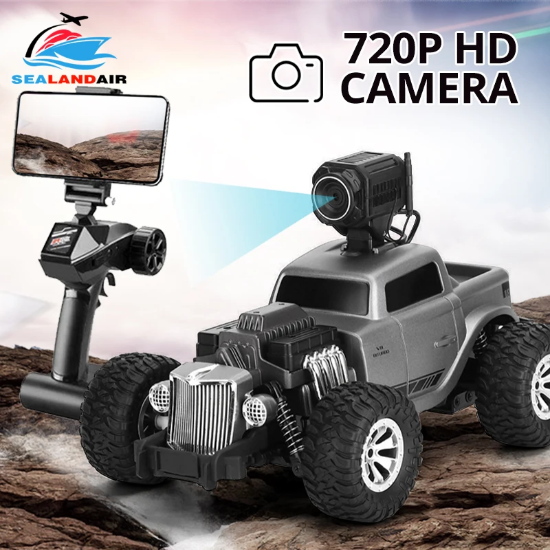 1:18 2 4G авто радиоуправляемая камера HD FPV WIFI 720P Электрический пульт дистанционного