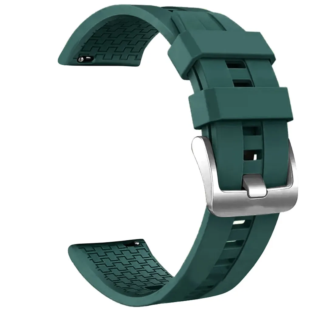 Ремешок для часов из нержавеющей стали с быстроразъемным ремешком, сменный ремешок для часов huawei GT2 46 мм honor Band 5 - Цвет: Army Green