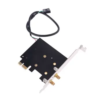 

Wifi Adapter PCI-E 1X To Mini Pci Express Wifi Raiser PCI-E 1X Support Bluetooth