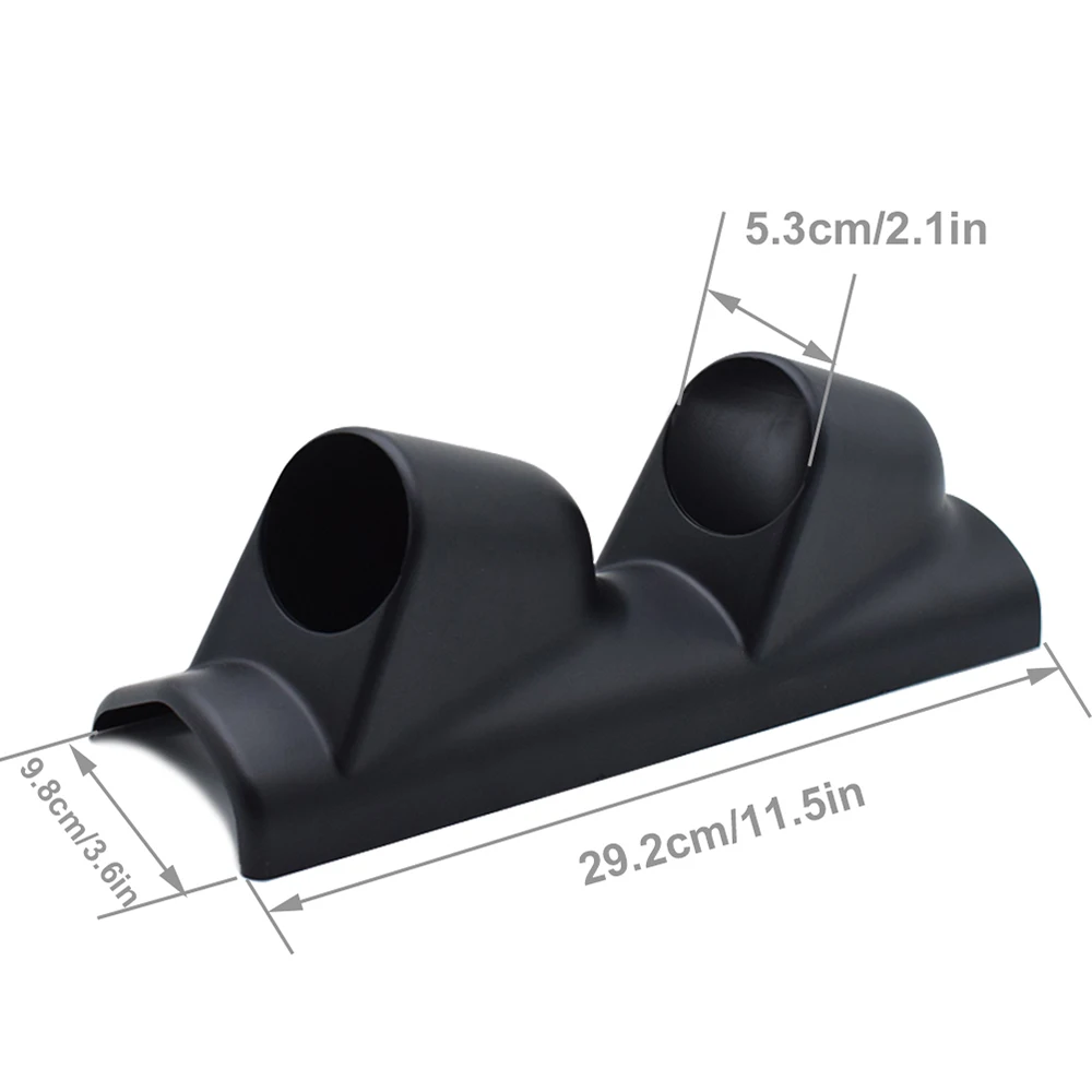 A Pillar 52mm Dual Hole Gauge Pod Holder Dashboard Panel For Chevrolet Chevy Silverado/GMC Sierra Duramax S-10 El Camino Boost