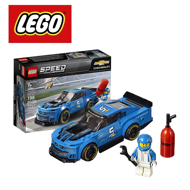 LEGO Speed hampions Chevrolet Camaro ZL1 гоночный автомобиль 75891 строительный комплект (198 шт.) Ninjago