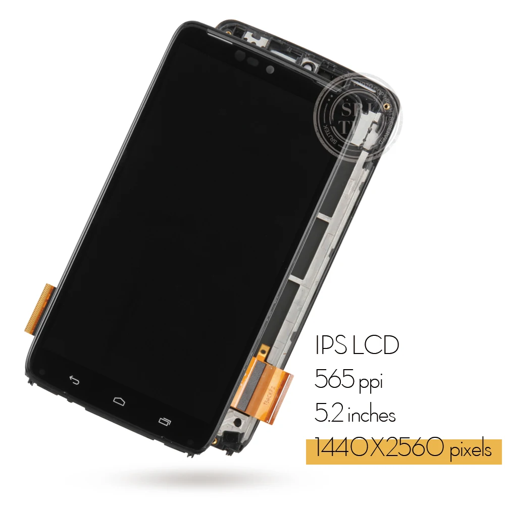 5," для Motorola Moto Droid Turbo XT1254 XT1225 ЖК-дисплей сенсорный экран дигитайзер+ рамка для Motorola Droid Turbo XT125 ЖК