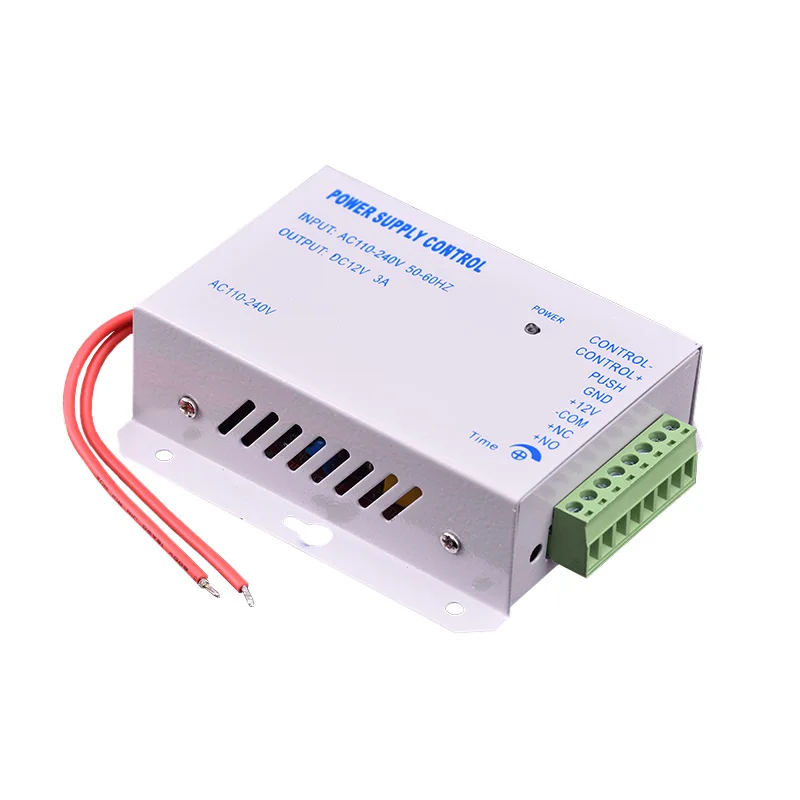 

Eseye DC 12V 3A New Door Access Control system Switch Power Supply AC 110~240V Delay time 15s High Quality Power Supply Control
