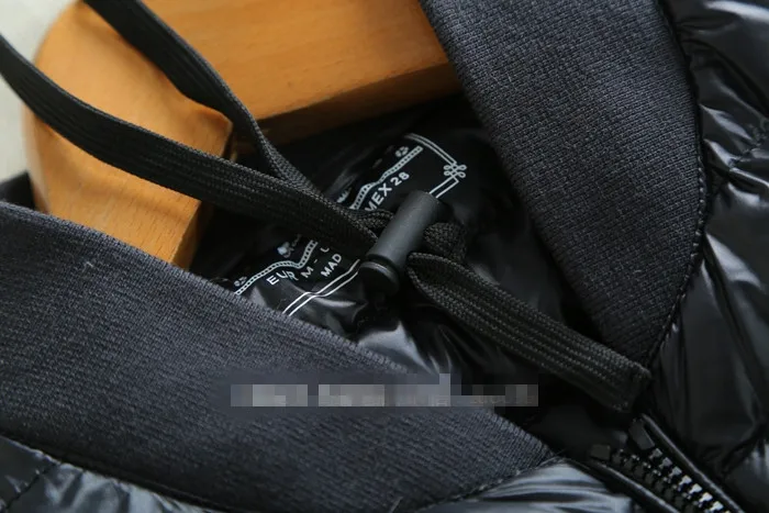 Новинка зимы Стиль женское платье бренд Бейсбол форма-пуховик Slim Fit Портативный тонкий пуховик со стоячим воротником