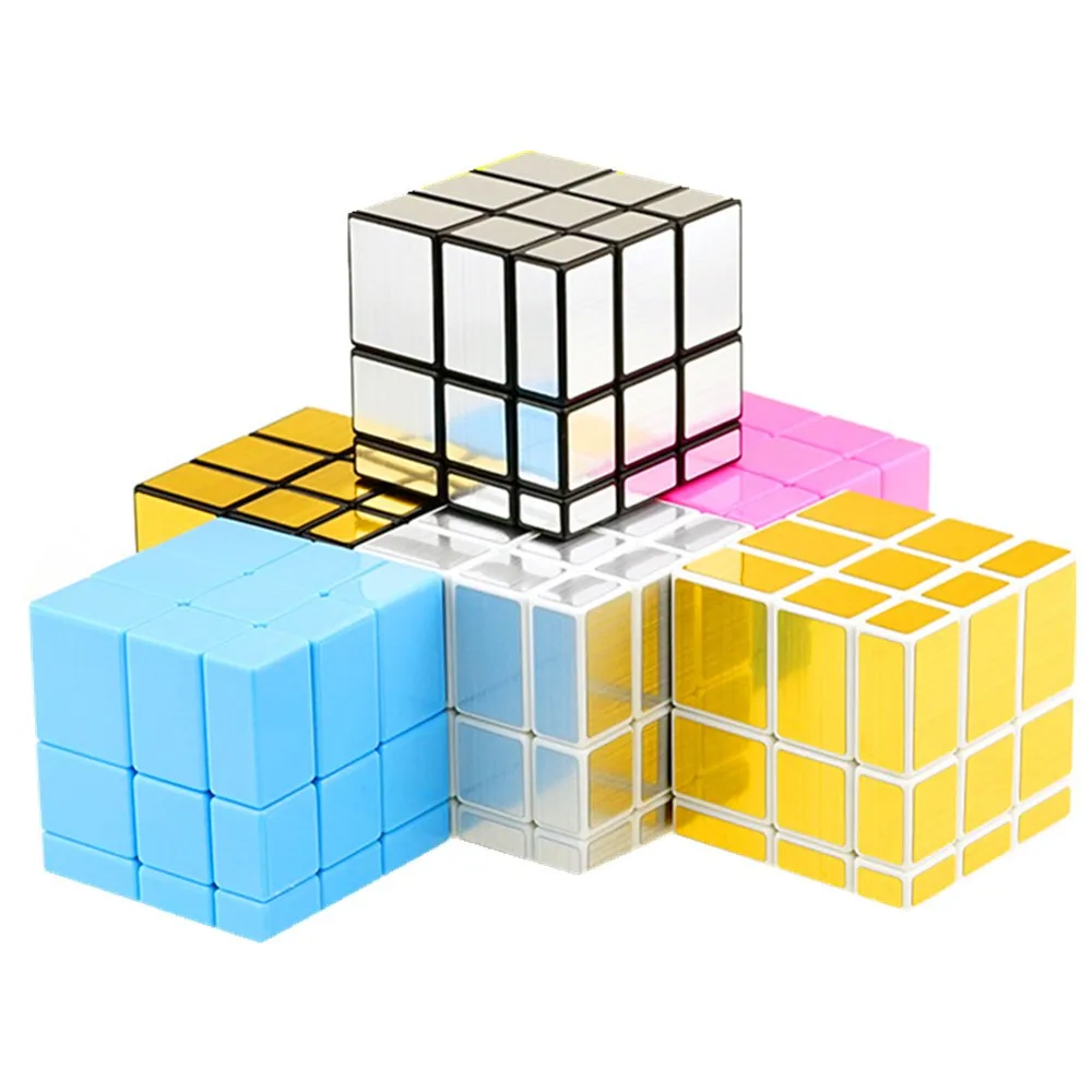 ShengShou 3x3x3 с глянцевым покрытием головоломка Кубик Рубика для профессионалов многоцветная ультра-гладкая кубар-Рубик на скорость 3x3 детские игрушки подарок