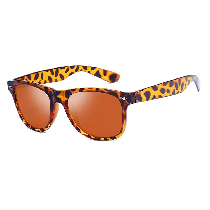 leopard HUHAITANG Классические поляризованные солнцезащитные очки авиаторы мужские роскошные Брендовые мужские солнцезащитные очки для вождения для женщин дизайнерские поляризационные солнцезащитные очки - Цвет линз: leopard