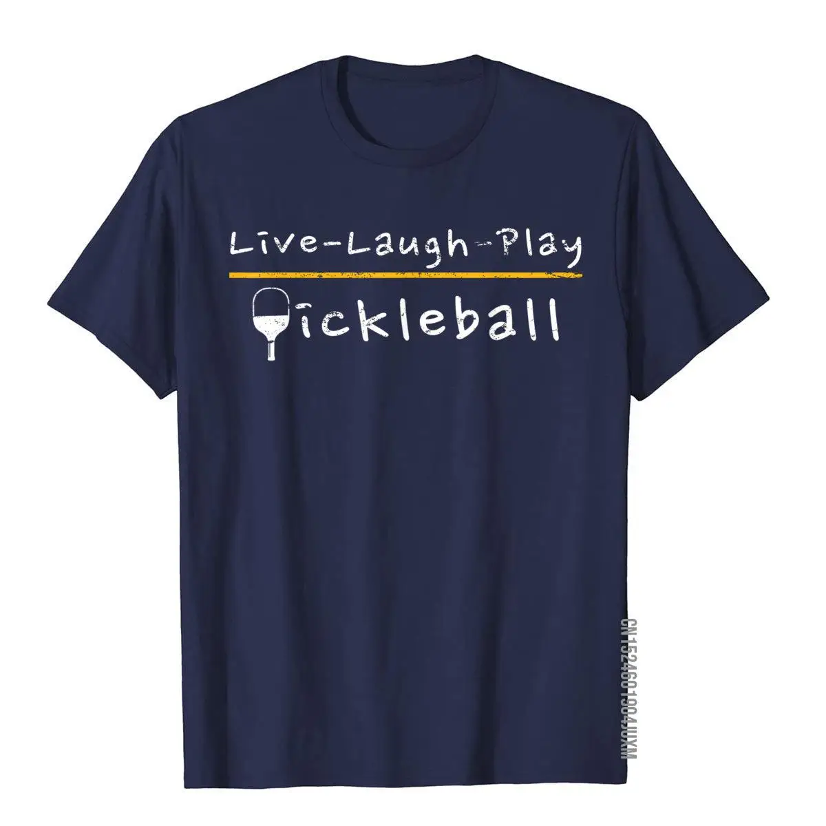 Live Laugh Play Pickleball Shirt Pickleball Gift__97A1074navy