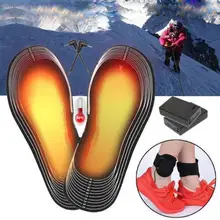Отрегулируйте 4,5 в стельки для обуви из углеродного волокна с подогревом, теплые носки для ног, зимние уличные спортивные стельки с подогревом W