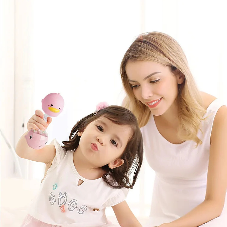 Игрушка для младенцев, песочный молоток, инструмент BB, утка, игрушечный колокольчик с кольцом, Колокольчик для кровати 0-1 года, Интерактивная палочка для детей