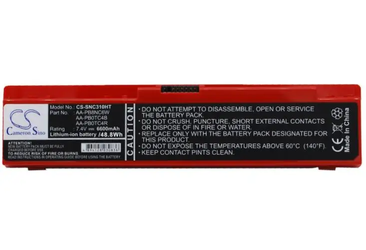 Cameron sino 6600 мА/ч, батарея для SAMSUNG N310 N310-13GB N310-13GBK N310-13GO N310-KA03 N310-KA04 N310-KA05 N310-KA06 N310-KA07