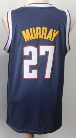 As photo Мужской бейсбольный мяч Денвер Аллен Айверсон Dikembe Mutombo Nikola Jokic Jamal Murray майки - Цвет: As photo