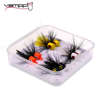 

Vampfly 8PCS Size 10 Popper Fly Floating Fly Fishing Lure Panfish Poppers Fishing Bait Lure with Barbed Hook with Free Box