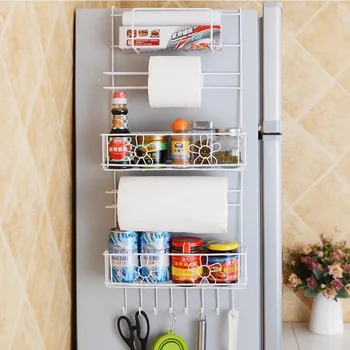 

Refrigerator Rack Side Shelf Sidewall Holder Multifunctional Multi-layer Fridge Storage Kitchen Supplies Organizer Household