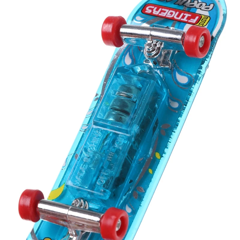 2 шт. светодиодный мини Скейтборд Finger Board Tech Deck детские подарки игрушки детские игрушки Y4QA