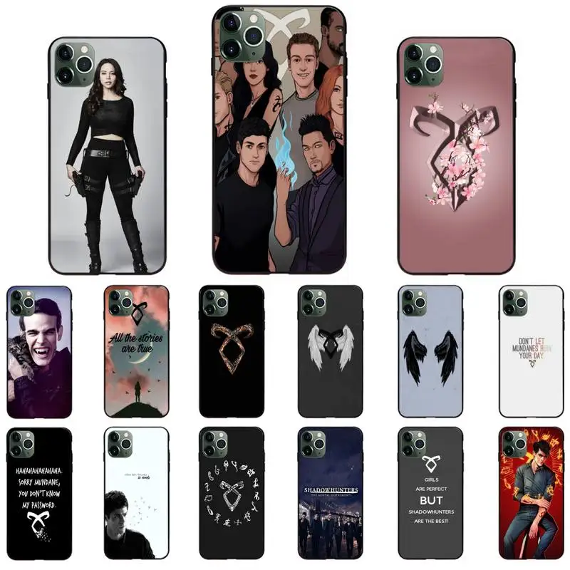 Чехол YNDFCNB для iPhone 8 7 6 6S Plus 5 5S SE 2020 11 11pro max XR X XS MAX черный | Мобильные телефоны и