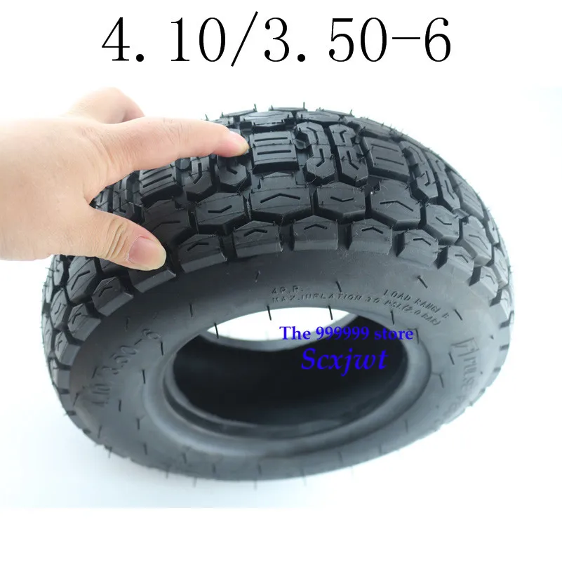 Скутер вакуумные шины " газонокосилка/снег& MudTyre 4,10/3,50-6 мобильность скутер бескамерные шины без внутреннего клубня ATV ремонт мотоциклов