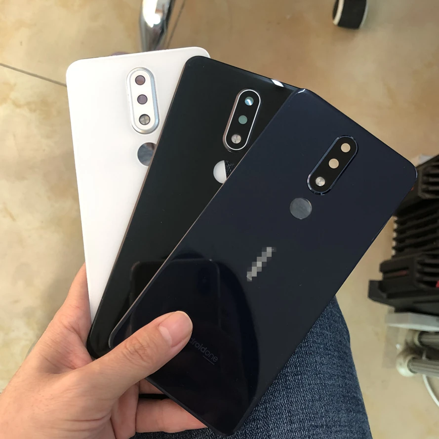 Оригинальная новая задняя крышка для Nokia X5 батареи Корпус стеклянная панель X6