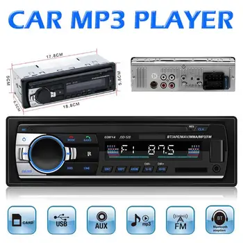 

Car Radio Autoradio 1 din LCD Screen Car Stereo MP3 Player Auto Radio In Dash Bluetooth Aux Input USB FM Radio Coche Receiver
