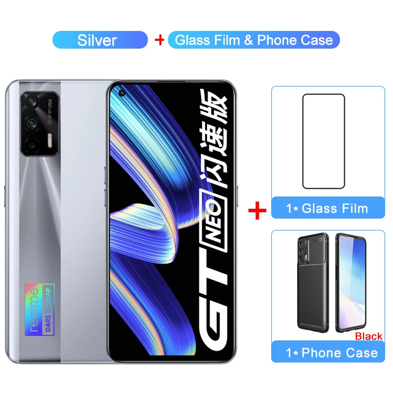 best ram for gaming Realme GT Neo Flash Edition/Realme X7 Max 5G Smartphone 6.43" FHD+ AMOLED Dimensity 1200 Octa Core 65W Fast Charger 64MP 4500mAh 8gb ddr4 8GB RAM