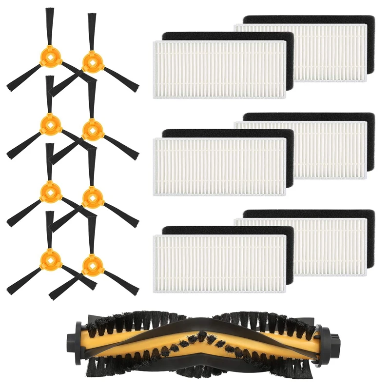 

Accessory Kit Compatible For Ecovacs Deebot N79S Deebot N79 Robotic Vacuum, 15 Pack (1 Main Brush + 6 Filters + 8 Side Brushes)