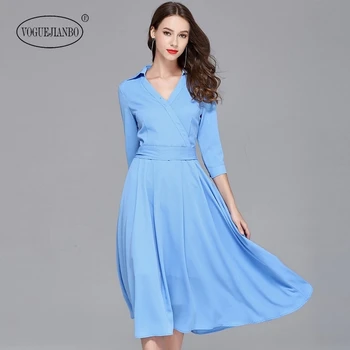 

Spring and summer new women's temperament slim strap V-neck long dress solid color dress vestidos ropa mujer vestidos de fiesta