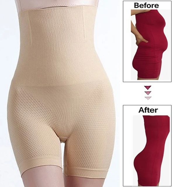 Women High Waist Tummy Control Slim Underwear Body  Wearing Girdle Help  Shape Body - Shapers - Aliexpress