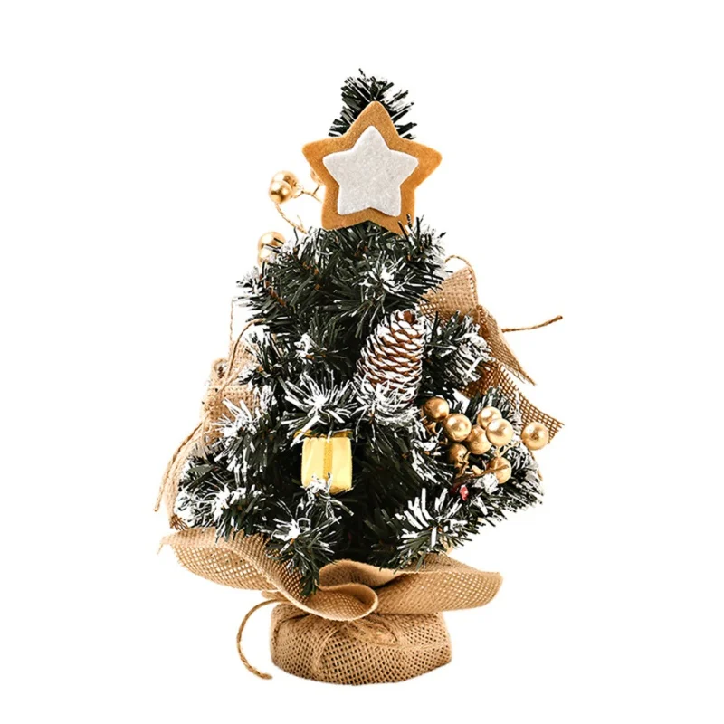 

Hot 50/40/30cm Mini Christmas Trees Xmas Decorations Small Tree Placed In The Desktop Christmas Festival Home Ornaments