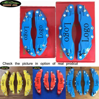 

4 Or 2 pcs Metal Brake Caliper Cover With AM G Logo Car Styling Decoration Free Shipping For Mercede s Ben z Carbon Filber