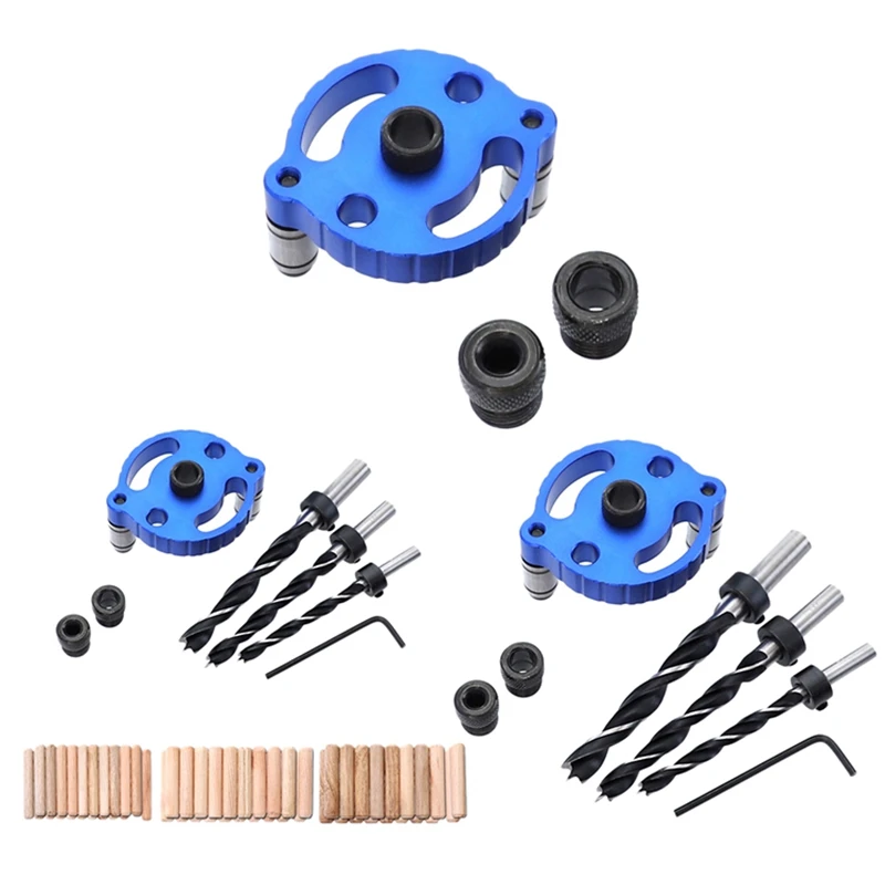 Woodworking Straight Hole Locator 6 8 10Mm Dowel Jig Wood Panel Hole Puncher Hole Locator Beech,Woodworking Straight Hole Punche