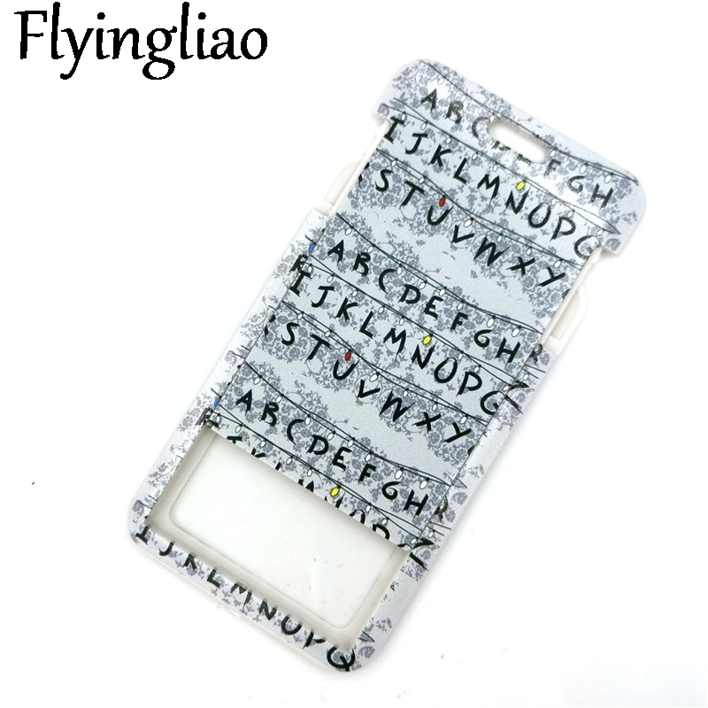 Letters Credit Card ID Holder Bag Student Women Travel Bank Bus Business Card Cover Badge Accessories Gifts flyingbee x1347 umbrella school bank credit card holder wallet bus id name work card holder for student card cover business card