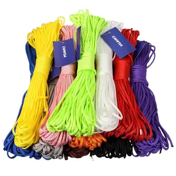 

31m 100FT rope 7 core nylon umbrella rope outdoor camping tent rope 30.5 meters thick rescue tied fluorescent climbing