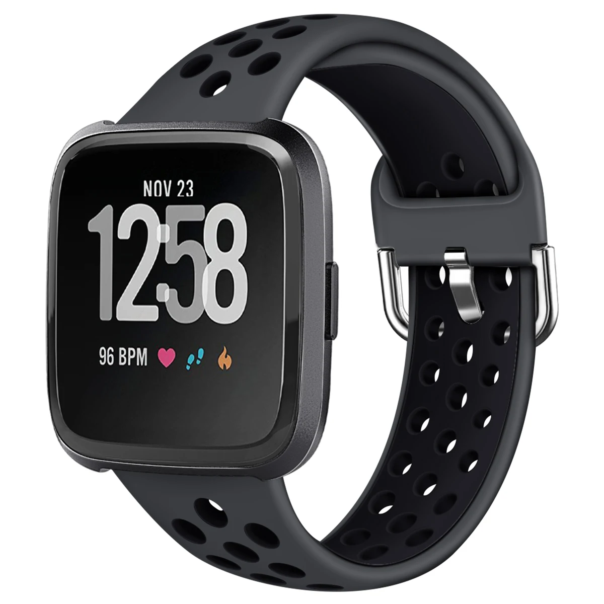 

For Fitbit Versa watch Versa Lite/versa 2 silicone TPU breathable watch buckle strap replacement smart sports strap wristband