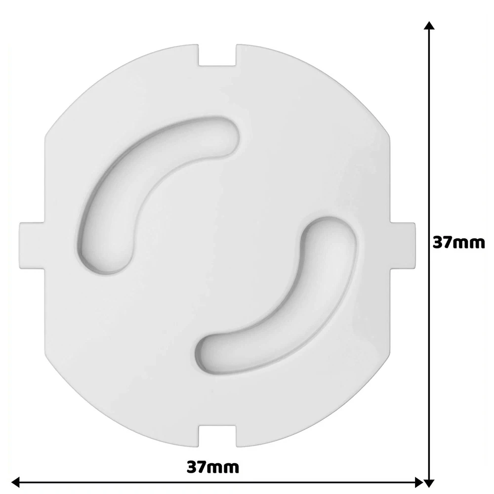 Защитные розетки Детская безопасность электрическая розетка Крышка Анти Электрический шок для ЕС розетки Белый
