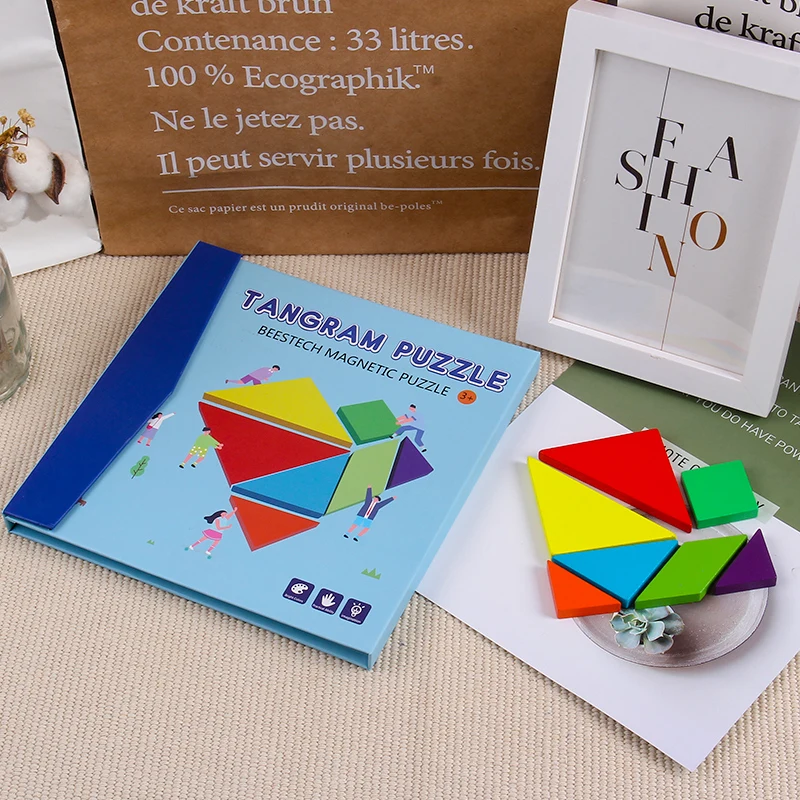 

Magnetic Jigsaw Toys Montessori Benefits Intelligence Early Learning Toys Children Brain Human Birthday Gift IQ Children's Toys