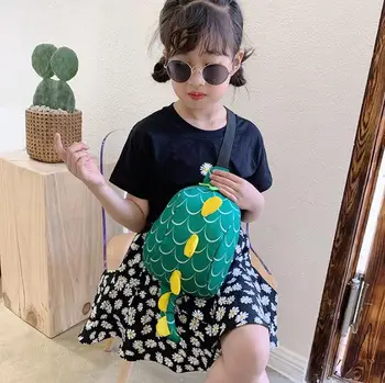 

Dinosaur Crossbody Chest Bag Toddler Kids Sling Cute Cartoon Handbag Fashion Travel Daypack for Boys Girls