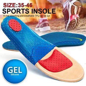 

Comfortable Scalable 1pair Insoles Silica Gel Silica Gel Insole Insole Soft Sports Orthotic Insole Healthy Arch Support