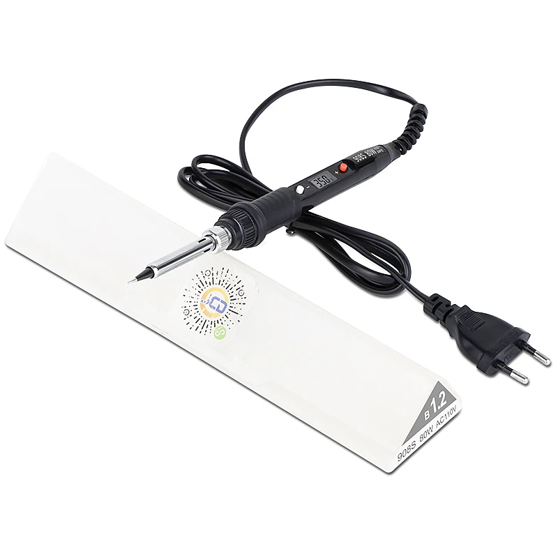JCD LCD Electric Soldering iron 80W 220V 110V temperature adjustable welding tool kit soldering rework station rosin solder 908S