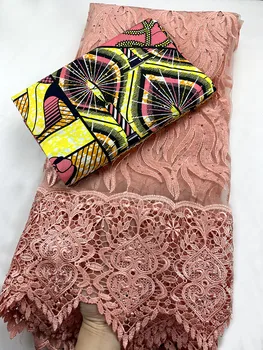 

african fabric african french lace with stone ankara african wax print fabric 2.5+3yards african net lace fabric for dress C0017