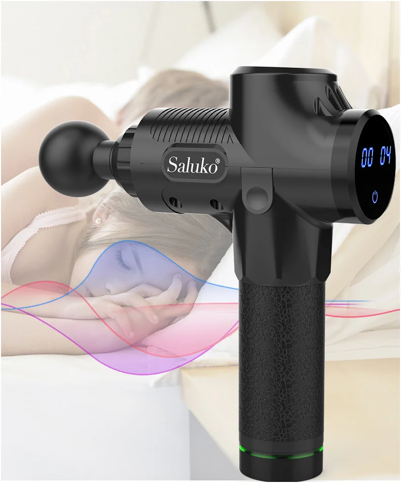 FLYHIGH Massage Gun Cordless Rechargeable Muscle Fascia Deep Tissue Massager Device Body Relaxation Slimming Shaping Pain Relief