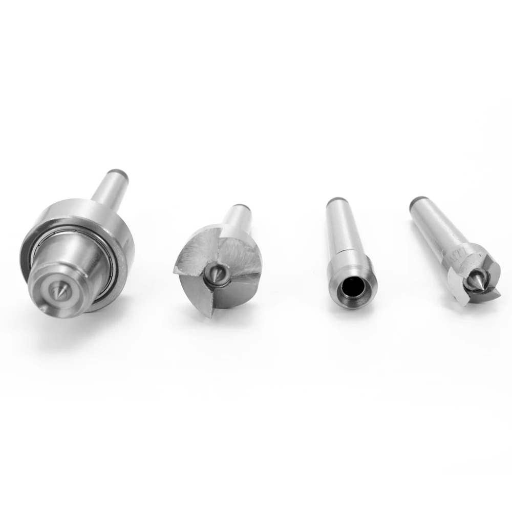 

4PCS Woodworking Thimble Sets MT1 For Cutter Wood Metal Turning Tool Multifunctional Steel Sturdy Woodworking Accessories