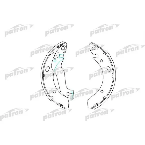 Колодки тормозные барабанные HYUNDAI: COUPE 96-02, LANTRA I 90-9